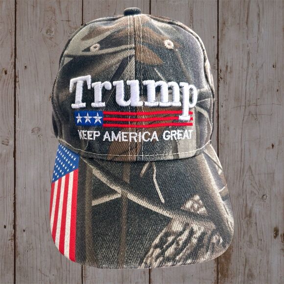President Donald Trump 2024 MAGA Baseball Cap Keep  America Great Hat USA Camo - Picture 1 of 10
